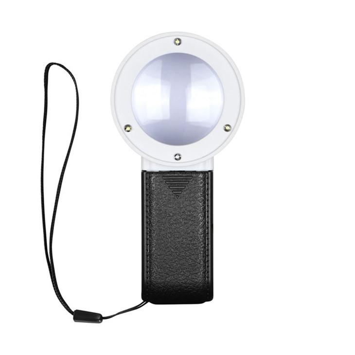 Lupa de mà amb llum